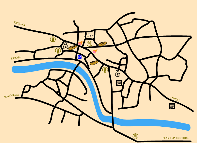 Map of Leonidio
